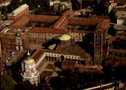 Veduta aerea del complesso monumentale di Sant'Ambrogio