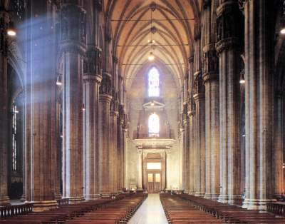 La navata centrale del Duomo