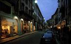 The elegant shops along Monte Napoleone Street