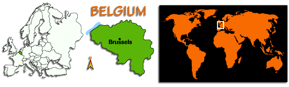 carte de Belgique