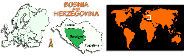 carte de Bosnie