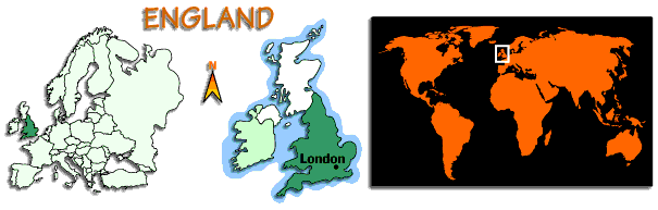 carte d'Angleterre