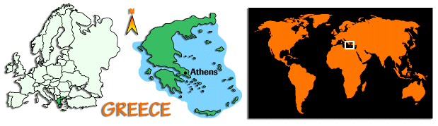 carte de Gr&egrave;ce