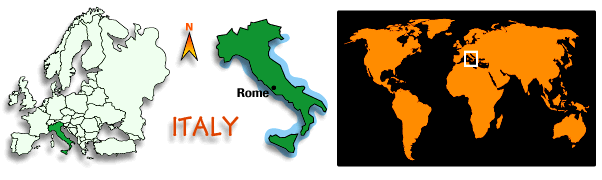 carte d'Italie