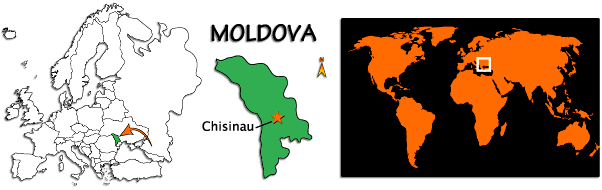 carte de Moldavie