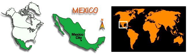 carte du Mexique