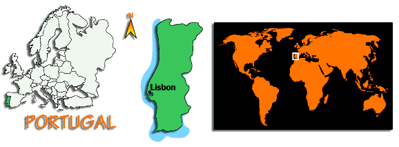 carte du Portugal