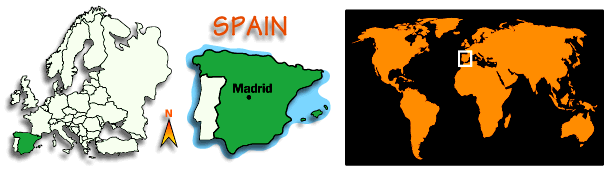 carte d'Espagne
