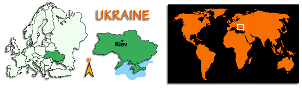carte d'Ukraine
