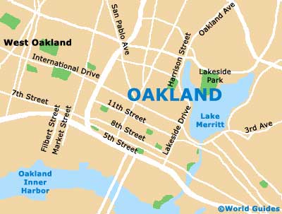 Map of Oakland