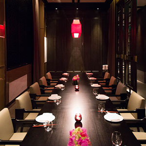 a picture of a long table in one of our private event spaces