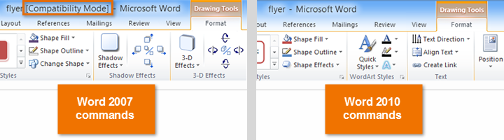 Description: Description: Screenshot of Word 2010