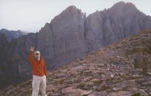 Bryan on Humboldt with the route in the background
