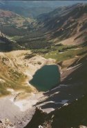 North Capitol Creek and Lake from the summit