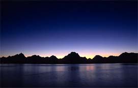 The Teton Range in repose, photo by Quang-Tuan Luong