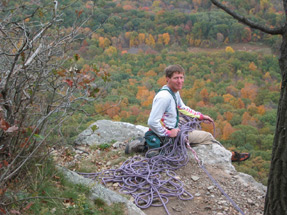 Sitting atop Shockley's in the Gunks on my birthday