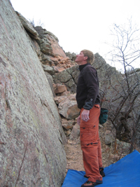 Kelly at Horsetooth