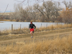 Running east of Boulder on Teller Farms
