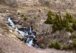 Waterfalls above upper Chicago Basin