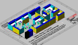Rendering (unclassified) of a terminal room design package