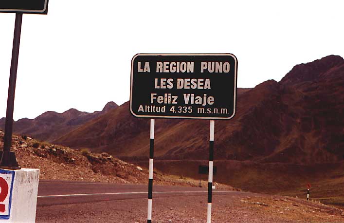 road to Puno