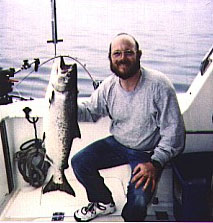 Author with 25-lb King Salmon!