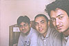 All 3 at Sheetal Lodge, Naggar. Sleepy sleepy heads...