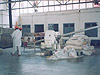 Roti making machine at the Golden Temple