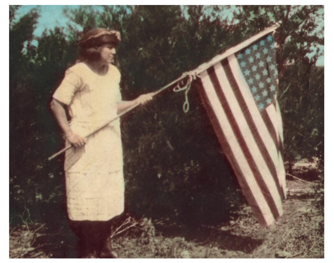 Iva Geoa Green, high school graduation picture 1917