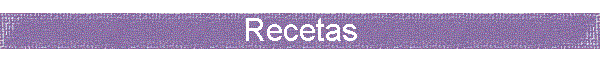Recetas