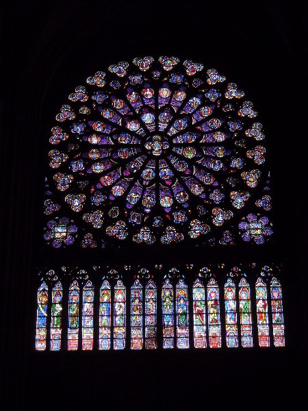 Vitral de Notre Dame