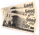 Get your tickets to ride the restored WABASH caboose.