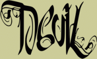 Angel Devil Ambigram