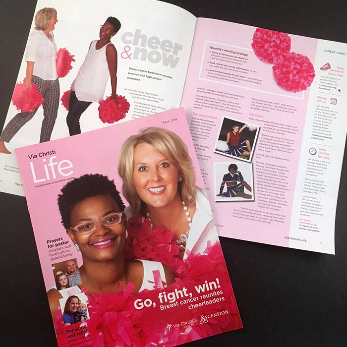 Breast cancer magazine article