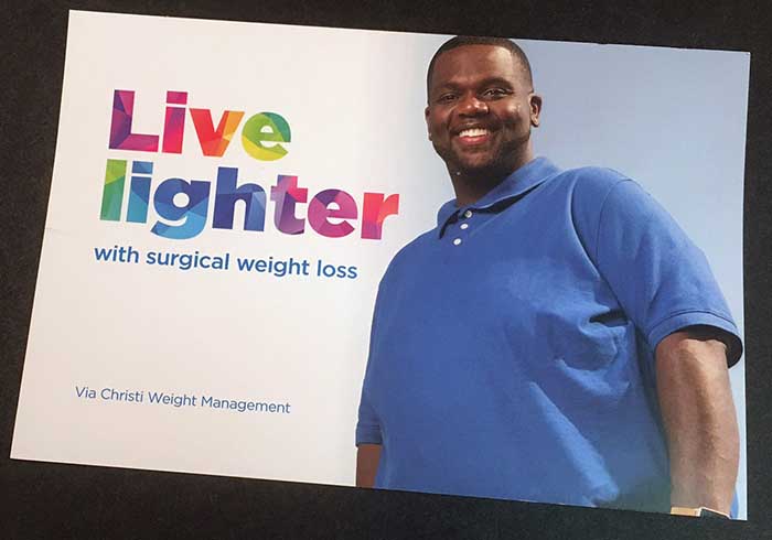 Live lighter postcard