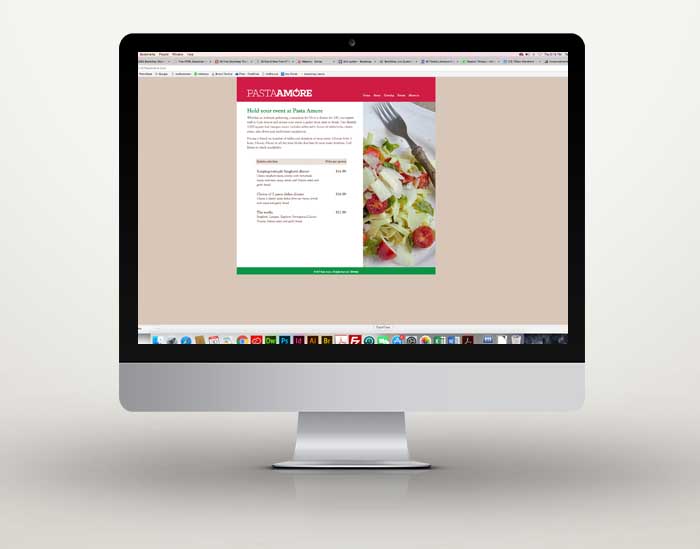 Pasta Amore website