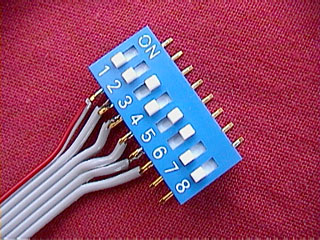 Top of DIP switch