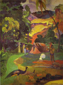1892 - Matamoe (Paisagem com pav�es)