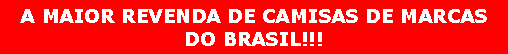 Caixa de texto: A MAIOR REVENDA DE CAMISAS DE MARCAS DO BRASIL!!!