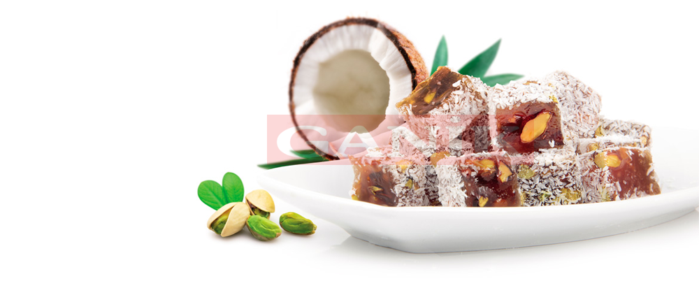 Turkish Delight with pistachio