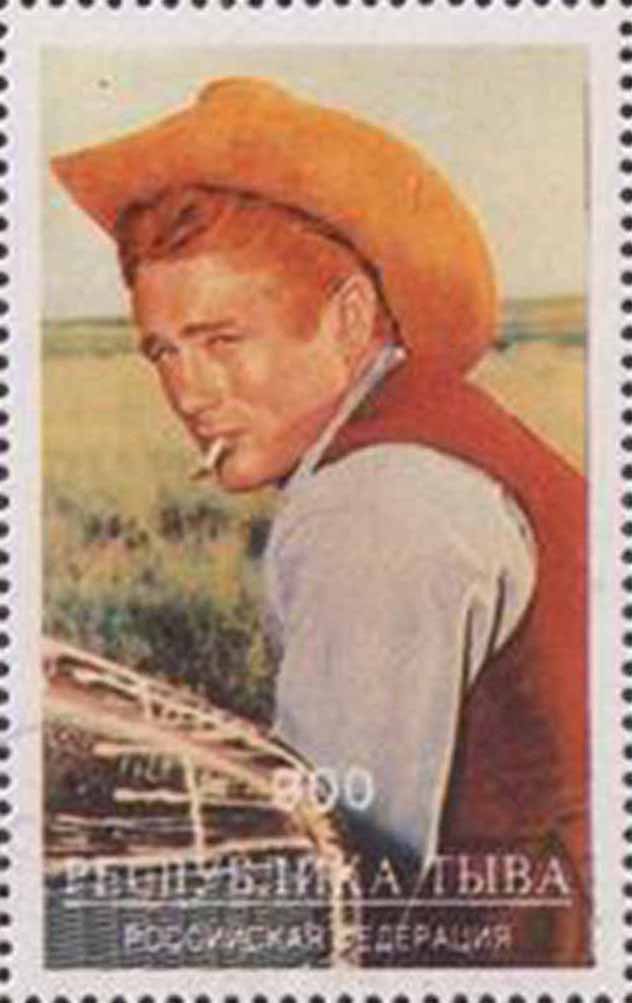 James Dean.

Click this stamp to see the full set.