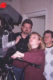 Behind the camera