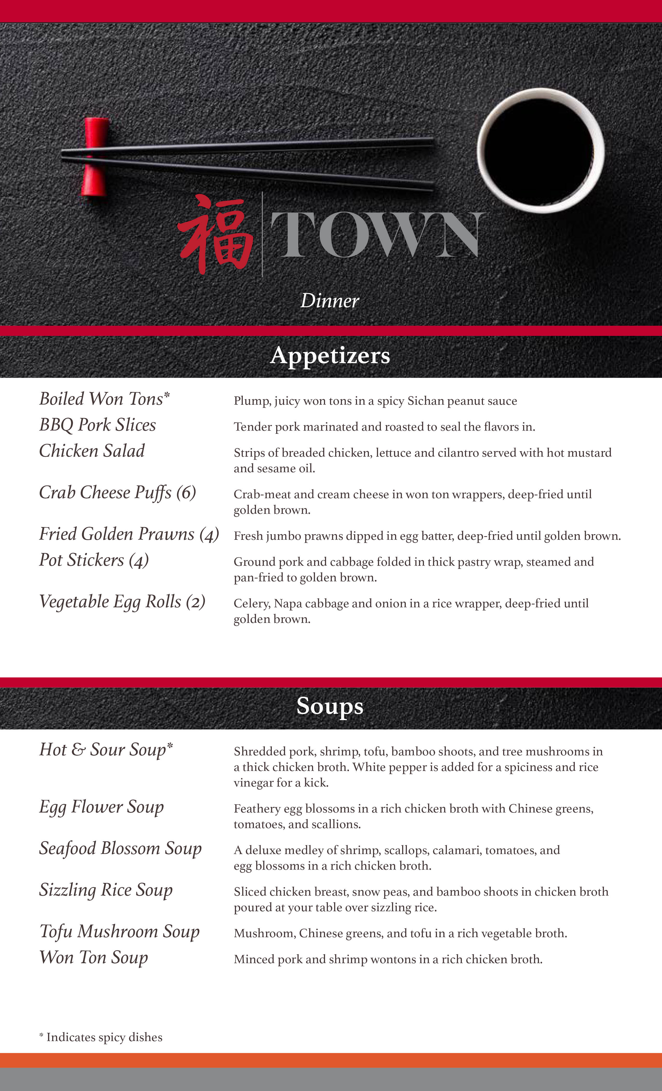 dinner menu 1