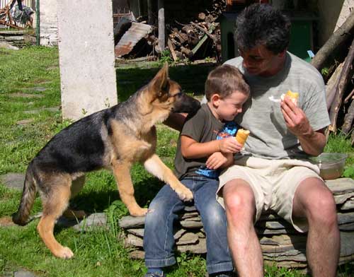 Kelly, Matteo e Dario