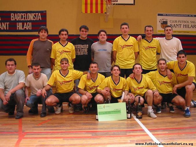 EL L�QUID, campi� del Campionat 24h de futbol sala 2.004