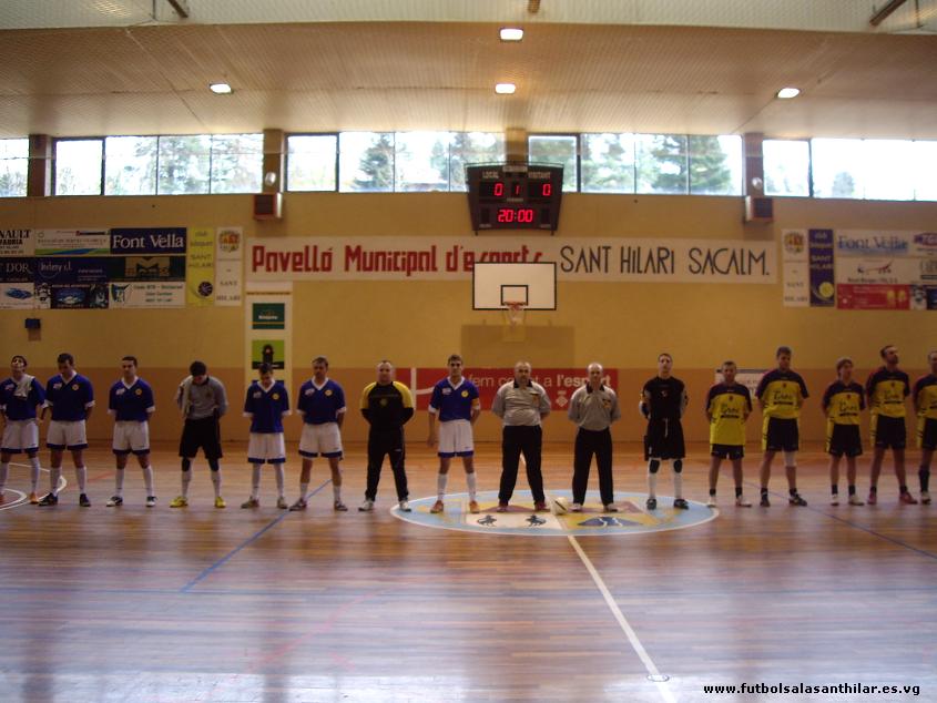 Sortida a la pista de la Selecci� Nacional Catalana i del C.F.S. Sant Hilari