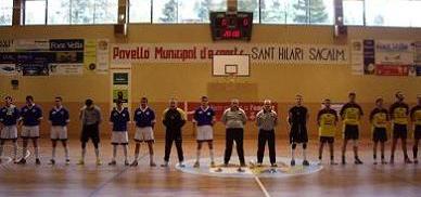 Sortida a la pista de la Selecci� Nacional Catalana i del C.F.S. Sant Hilari