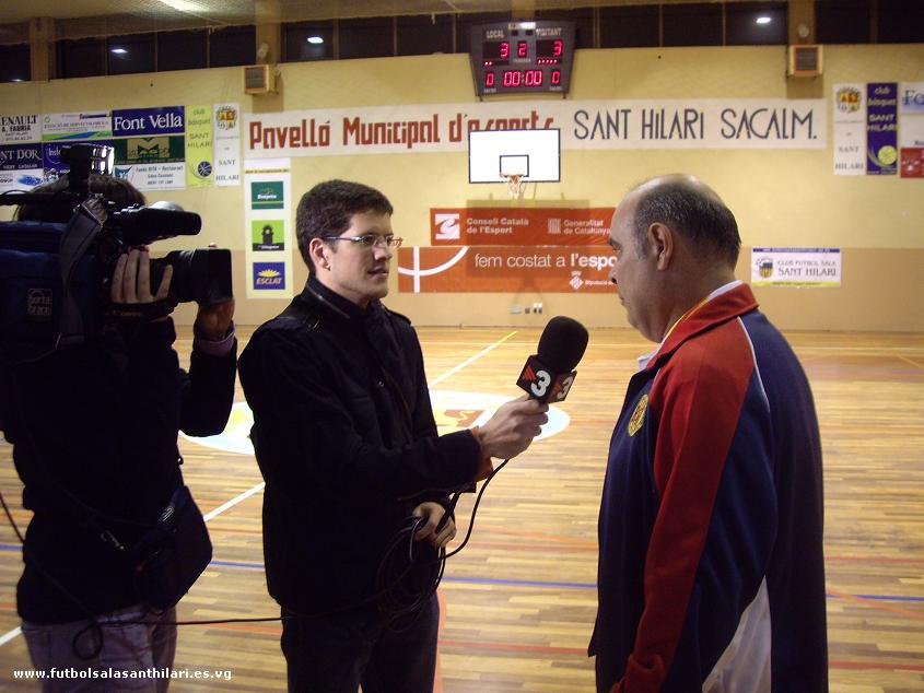 TV3 seguint minut a minut la selecci� catalana