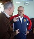 El seleccionador catal� atenent a Catalunya R�dio