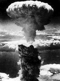 Explos&atilde;o at&ocirc;mica no Jap&atilde;o em 1945